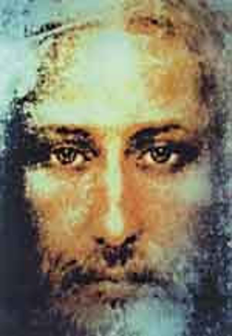 Jesus Shroud of Turin 8x10 Photograph JC2L Etsy