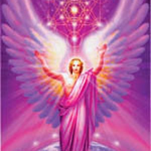 Carte d'autel plastifiée 5 x 7 pouces Metatron (MN) par Marius Michael-George