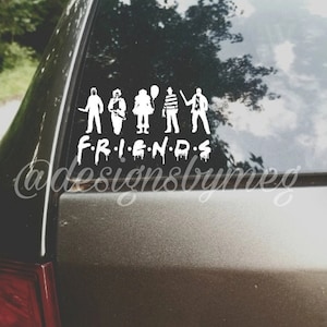 Horror Friends Vinyl Car Decal