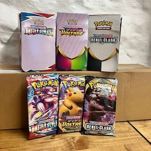 Pokemon Sword and Shield-boosterpakketten: gloednieuw en verzegeld / Vivid Voltage / Battle Style / Rebel Clash