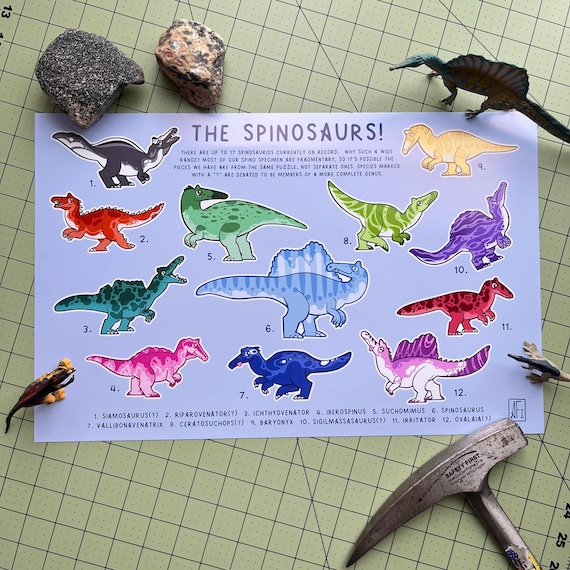 PRE ORDER Paleo Party Posters! Dinosaur and Ancient Animal Group