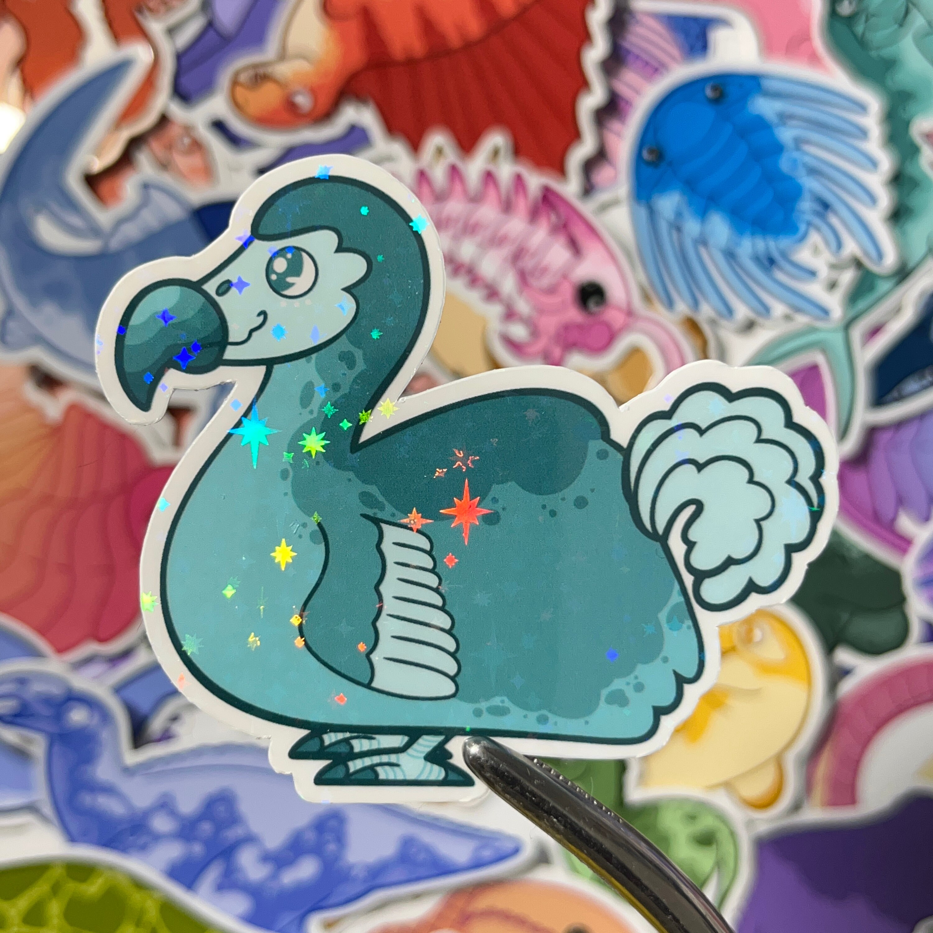 Extinct Holocene Paleontology Stickers - 25 Designs- Dodo Great Auk ...