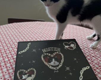 Custom Pet Photo Puzzle – Personalized Heart Puzzle Gift, Dog or Cat Portrait, 252 500 1000 Piece Puzzle