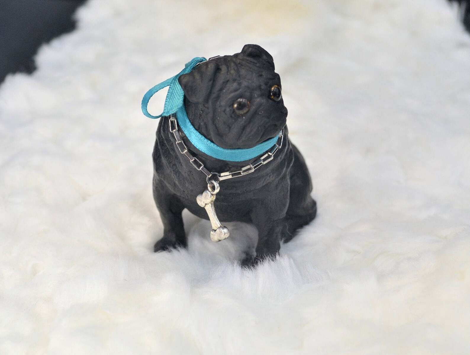 pug valentine plush
