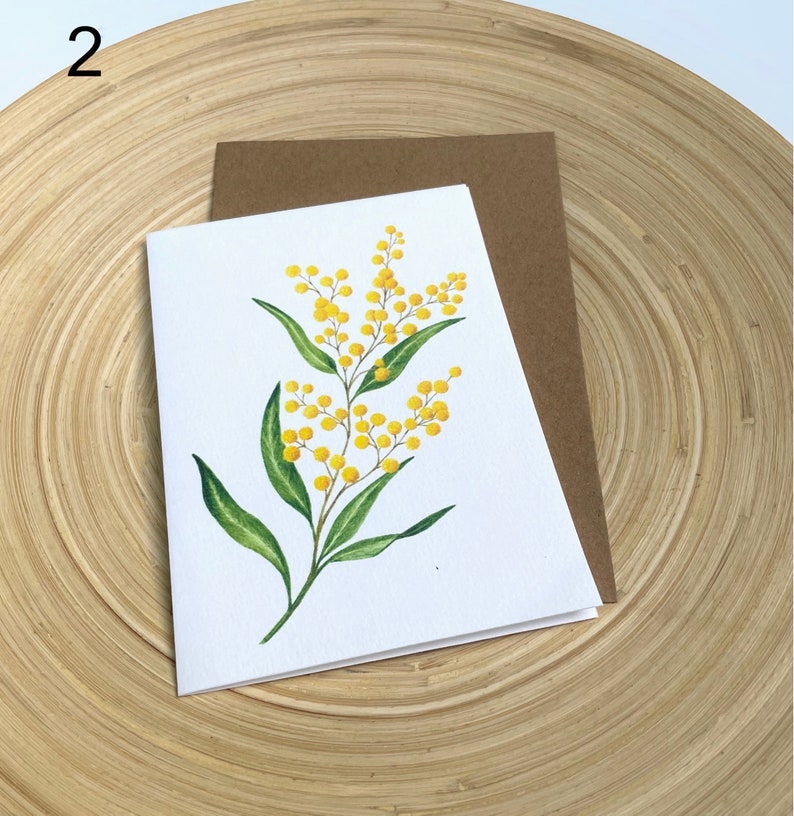 Australian Native Flower Greeting Cards, Watercolour Botanical Greeting Cards, Watercolour Floral Prints image 4