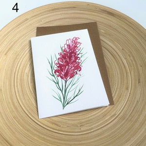 Australian Native Flower Greeting Cards, Watercolour Botanical Greeting Cards, Watercolour Floral Prints image 6