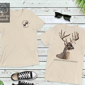 Collection américaine authentique - Whitetail Deer - PNG Digital Download Design