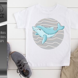 Watercolor Dolphin - Boy, Southern Strands, Instant Digital Download, PNG High Resolution 300DPI, Southern Strands Kids
