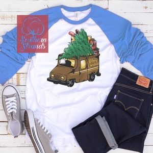 Christmas Brown Delivery Truck | Sublimation/Printable Design | Instant Download | Sublimation | Printable | PNG