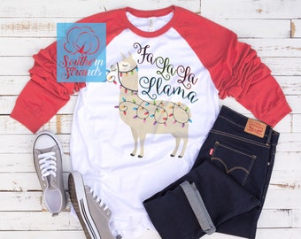 Fa La La Llama in Lights | Sublimation/Printable Design | Instant Download | Sublimation | Printable | PNG
