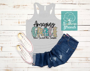 Amazing Grace How Sweet The Sound- PNG Digital Download Design