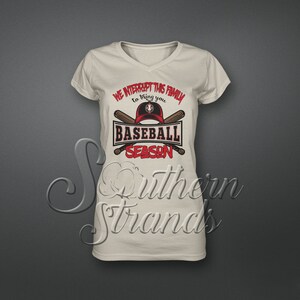 PNG &quot;Baseball Season&quot; Digital Download Design - Available in all 4 colors