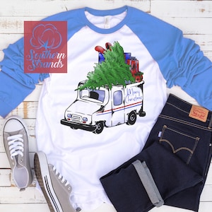 Christmas Mail Truck | Sublimation/Printable Design | Instant Download | Sublimation | Printable | PNG