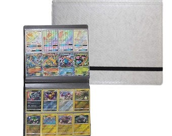 Premium Trading Binder for Standard MTG Pokemon Card Side Loading Perfect for Card Playset in Four X4 4 x 4 Quadrow