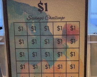 A6 Savings Tracker | Money Challenge, Budget Planner
