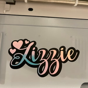 Name Decal, Name Sticker, Custom Stickers, Custom Name Sticker, Decals For Cars, Decal Stickers, Decals For Cups, Name Decals and Stickers
