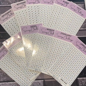 A6 Monthly Savings Challenge | Cash Stuffing