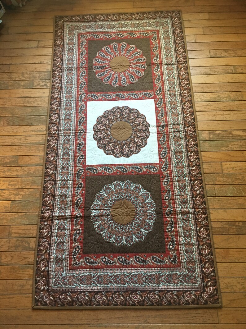 Fall Floral Quilted Runner