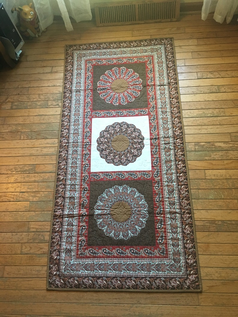 Fall Floral Quilted Runner