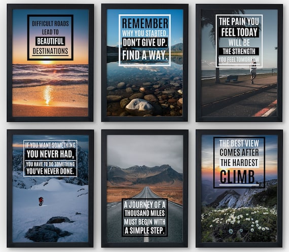 Free custom printable motivational poster templates