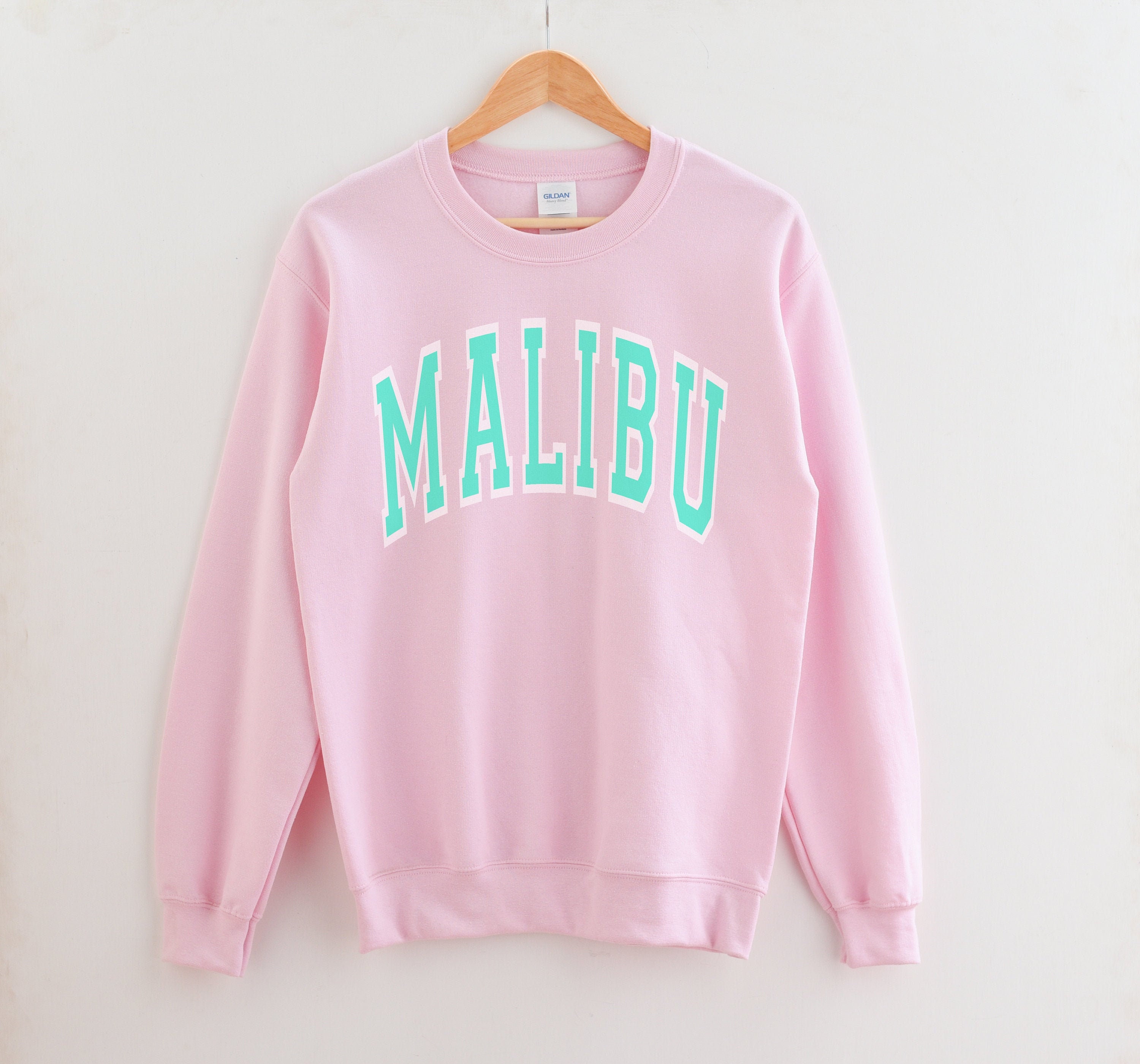 Malibu sweatshirt crewneck Aesthetic Sweatshirt Malibu | Etsy