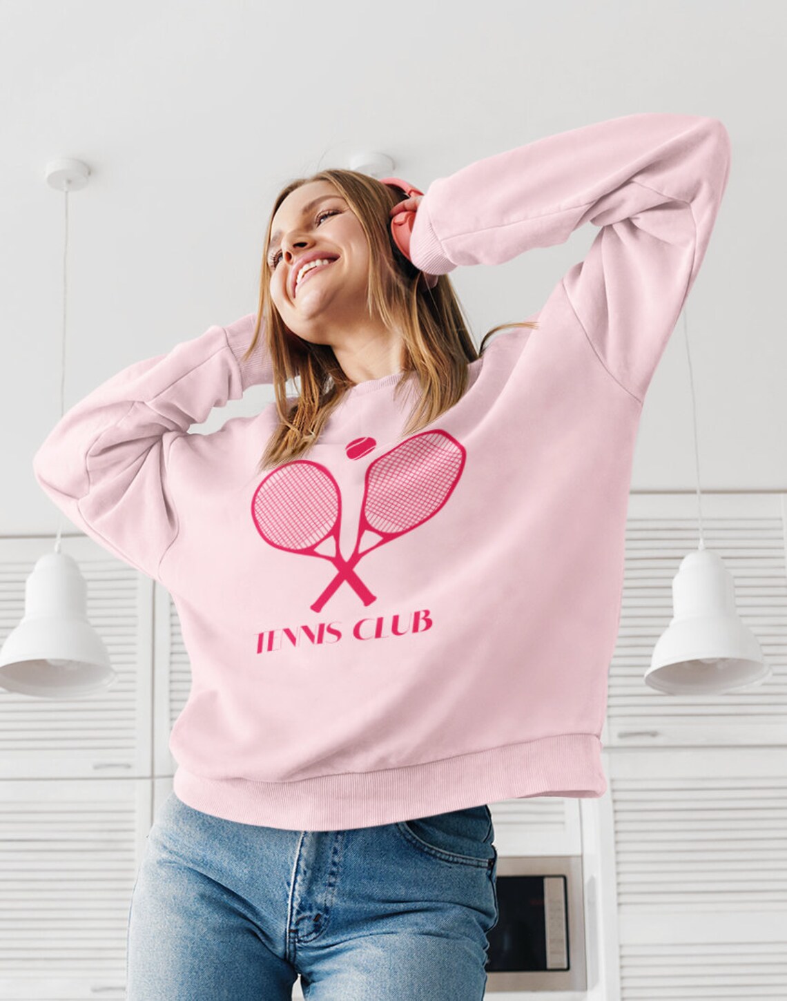 Tennis Club Sweatshirt vintage sweatshirt preppy sweatshirt Etsy