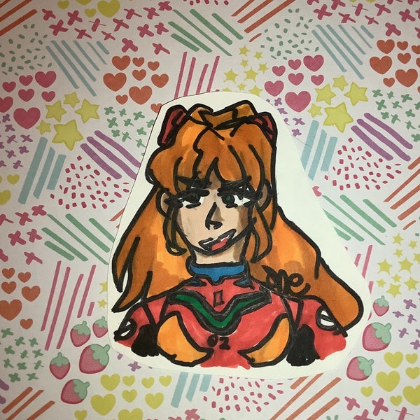 Asuka Langley sticker