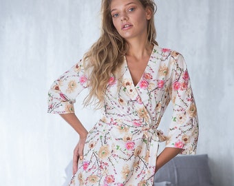 Summer Dressing Gown - Etsy UK