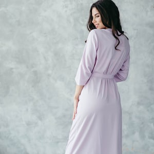 Long Bridesmaid Robe, Long Robe, Wedding Robe, Long Bridal Robe, Robe for Bride, Bridal Party Robe, Bridesmaid Proposal Gift, Gift for Wife