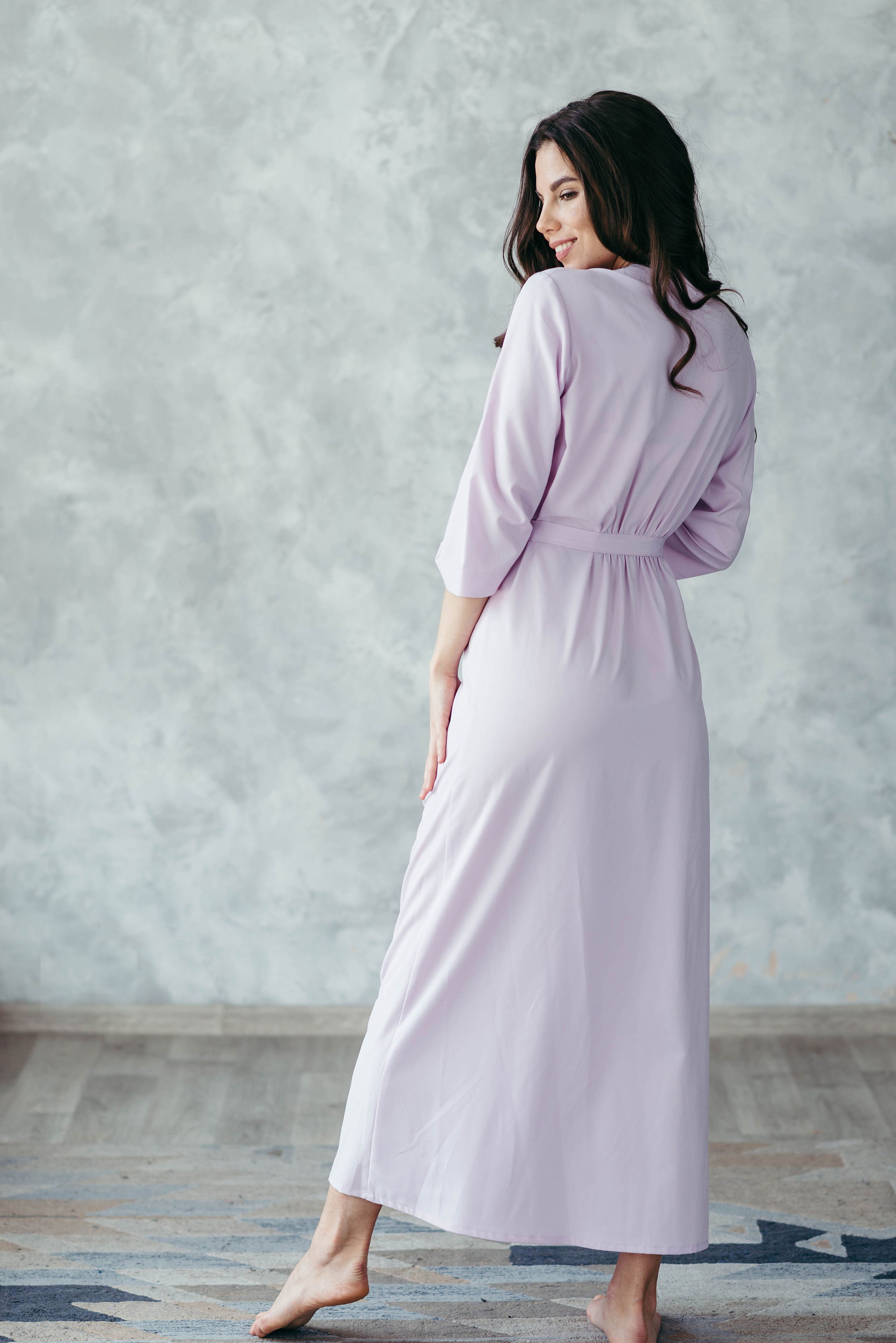long robe bride