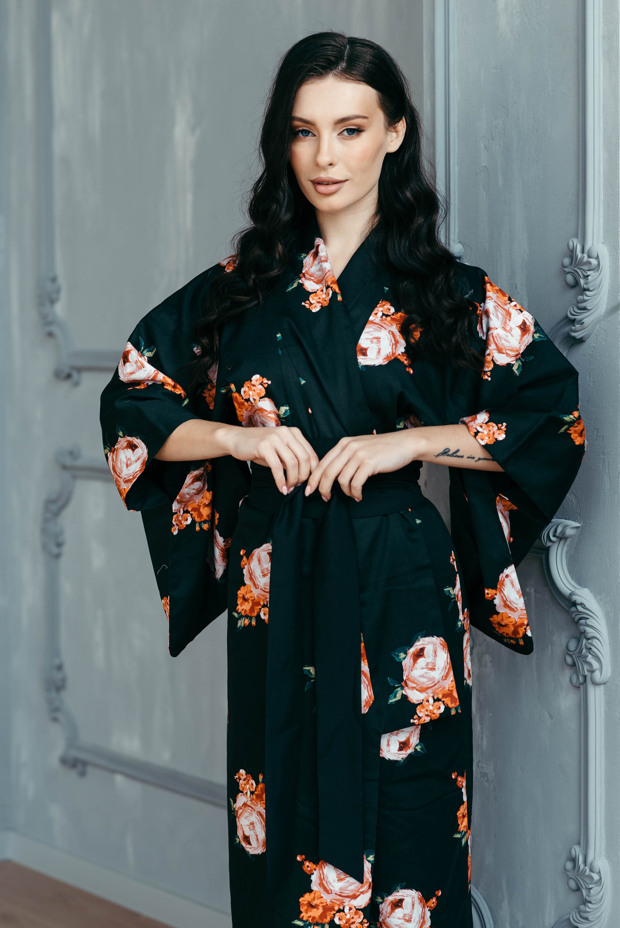 kimono dress for ladies EYON AFRICAN PRINT WOMEN'S DRESS/TOP circle skirt Japanese Kimono Women - Traditional