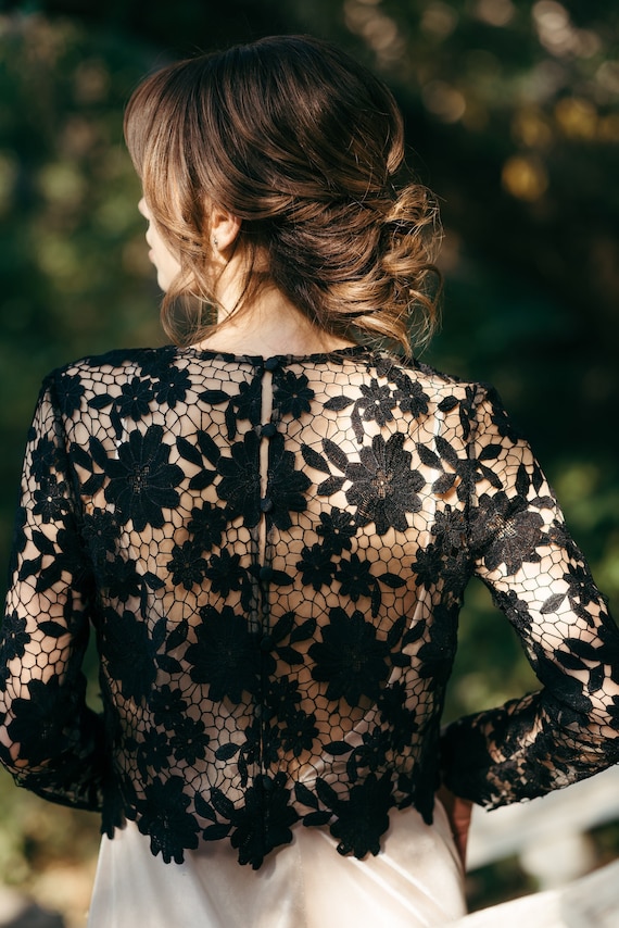 knee length dresses for ladies Black Lace High Low Dress - All Dresses main image 0
