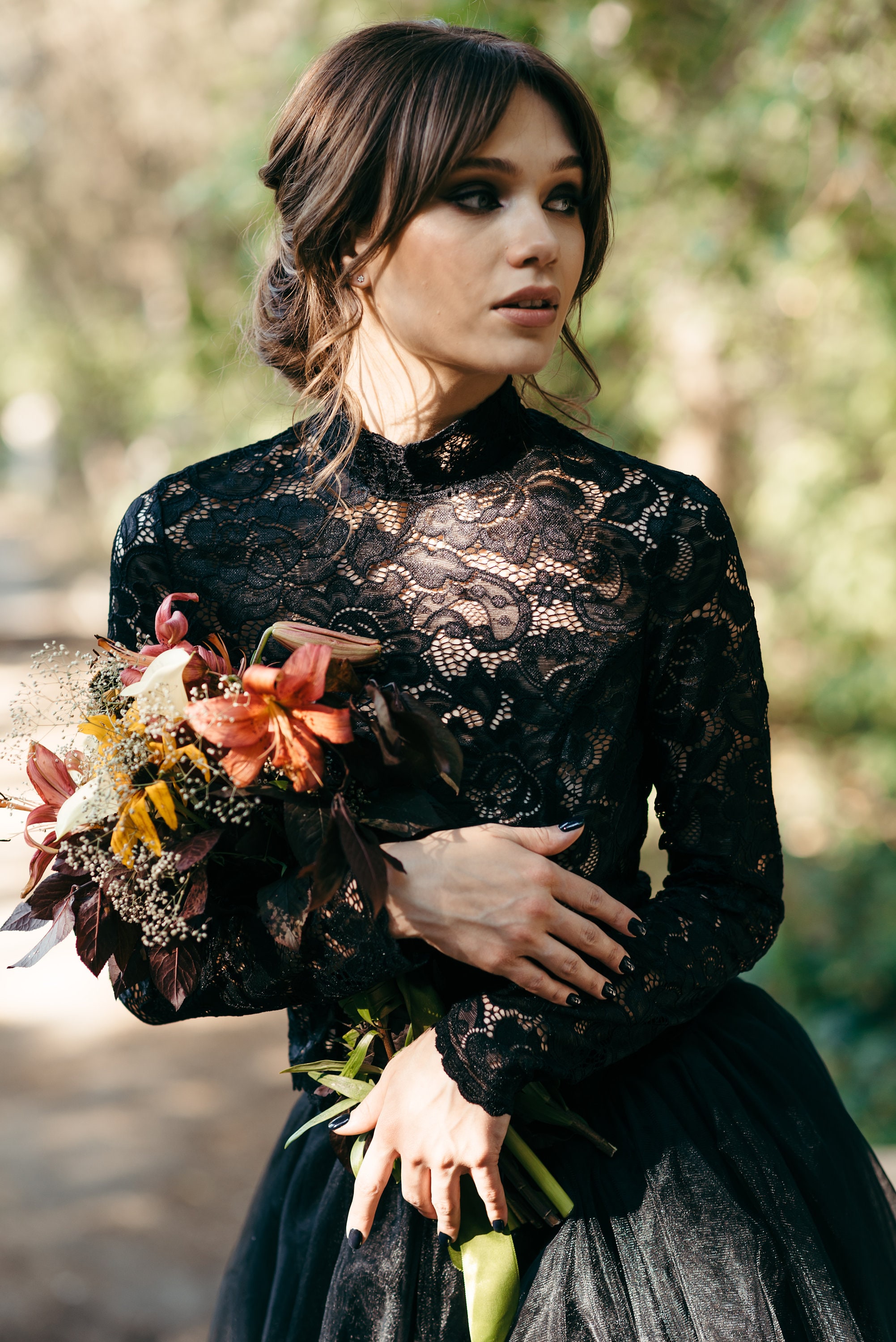 Black Lace Top Bridal Top Lace Wedding Top Wedding Dress Topper High Neck Top Bridal Blouse Bridal Separates Etsy UK