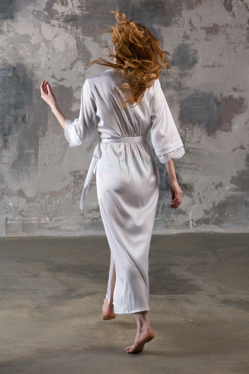 long robe bride