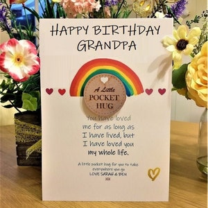Personalised Grandpa Birthday Card, Birthday Card for Grandpa, Special Card for Gramps, Birthday Gift for Grandad, Loving Keepsake for Papa
