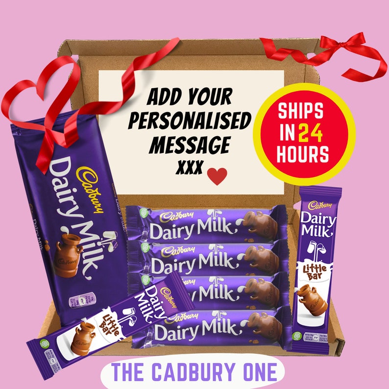 Personalised Cadbury Dairy Milk Chocolate Gift Birthday Gift Etsy UK