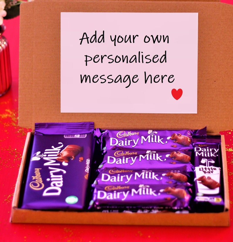 Personalised Cadbury Dairy Milk Chocolate Gift Birthday gift Etsy