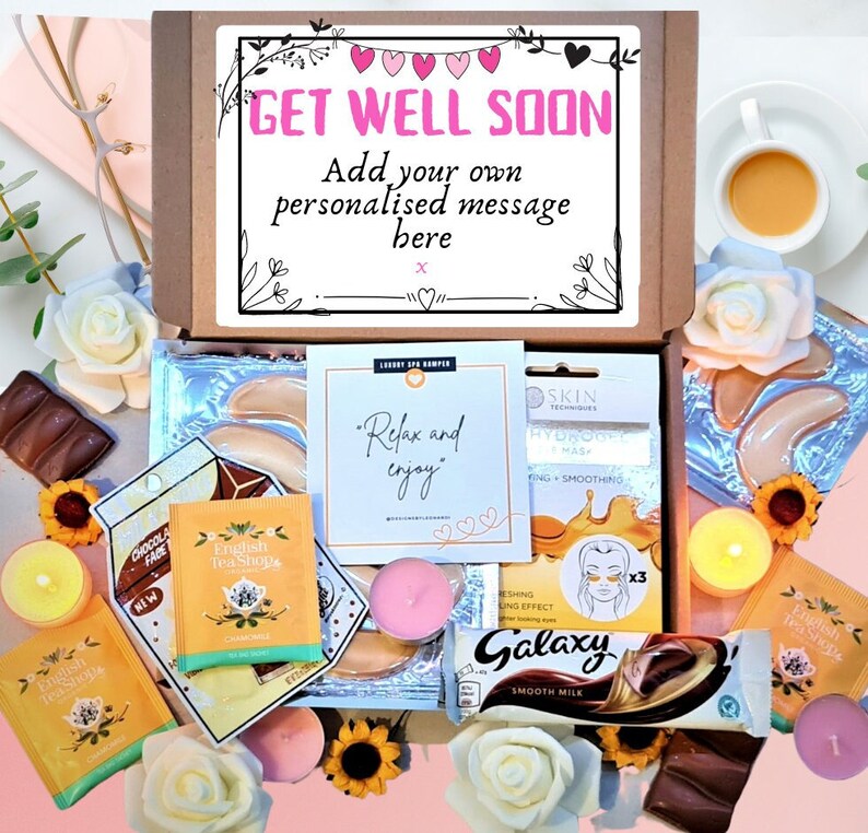 Get Well Soon Gift Box Get Better Soon Box. Get Well Soon Etsy