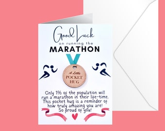 Cadeau unique de bonne chance pour coureur de marathon
