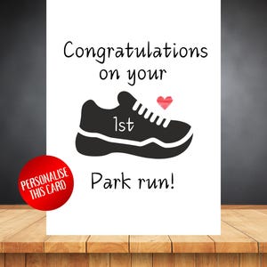 Congratulations on Your Park Run Milestone Card - Choose ANY Milestone ...