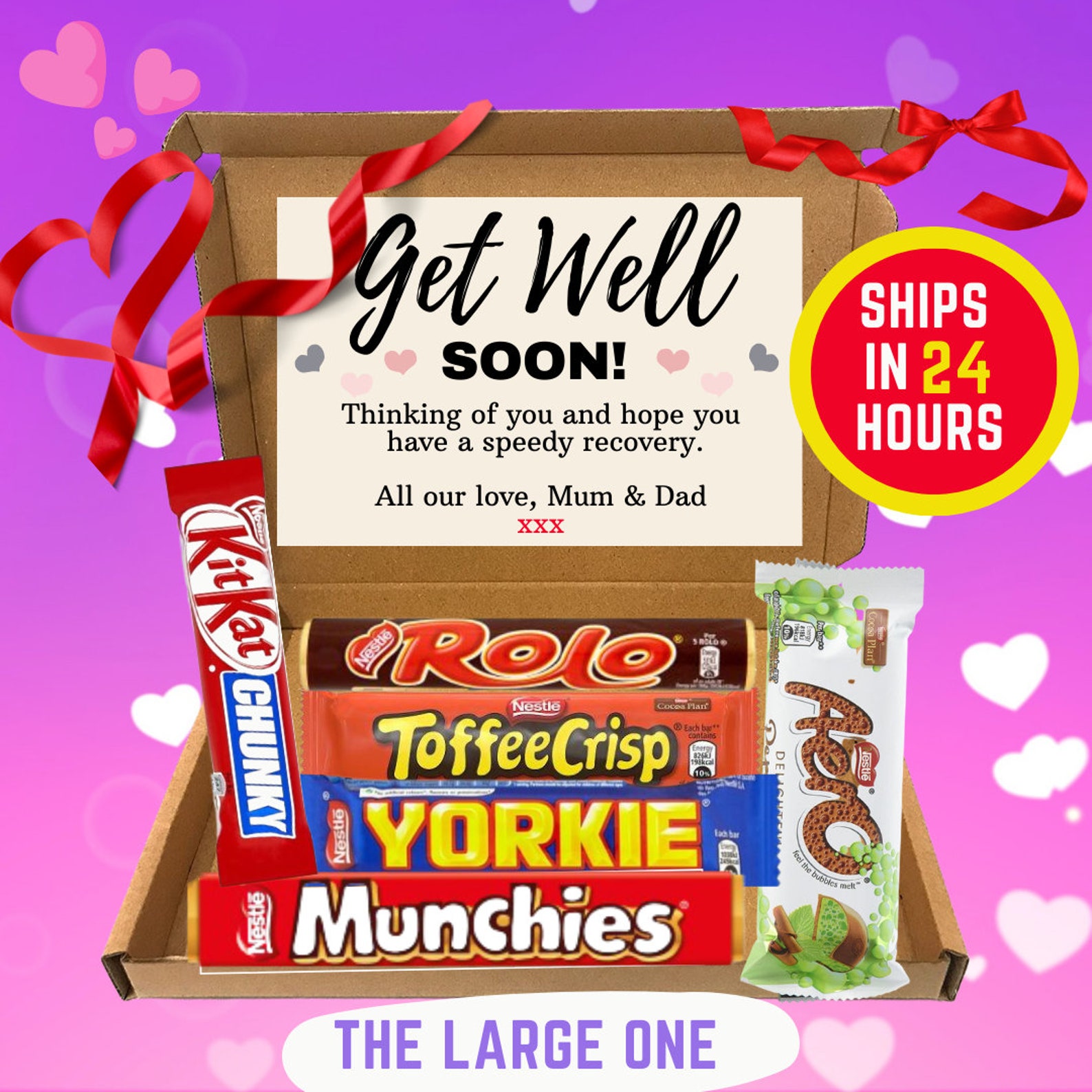 Get Well Soon Care Package Feel Better Gift Feeling Sick Etsy