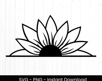 Free Free 319 Half Rose Half Sunflower Svg SVG PNG EPS DXF File