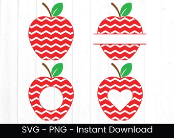 Download Chevron Apple Svg Etsy