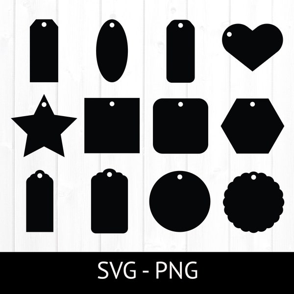 Tag SVG, Gift Tag Svg for Commercial Use, Cut File, Gift Tag Png, Digital Design, Instant Download, Gift Tag for Present