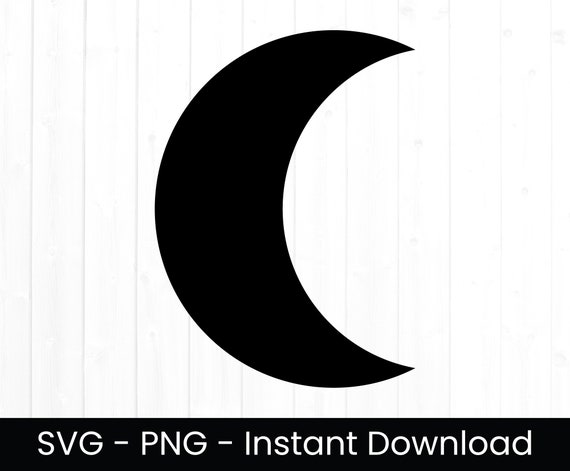 orange crescent basic simple shapes isolated on white background ...