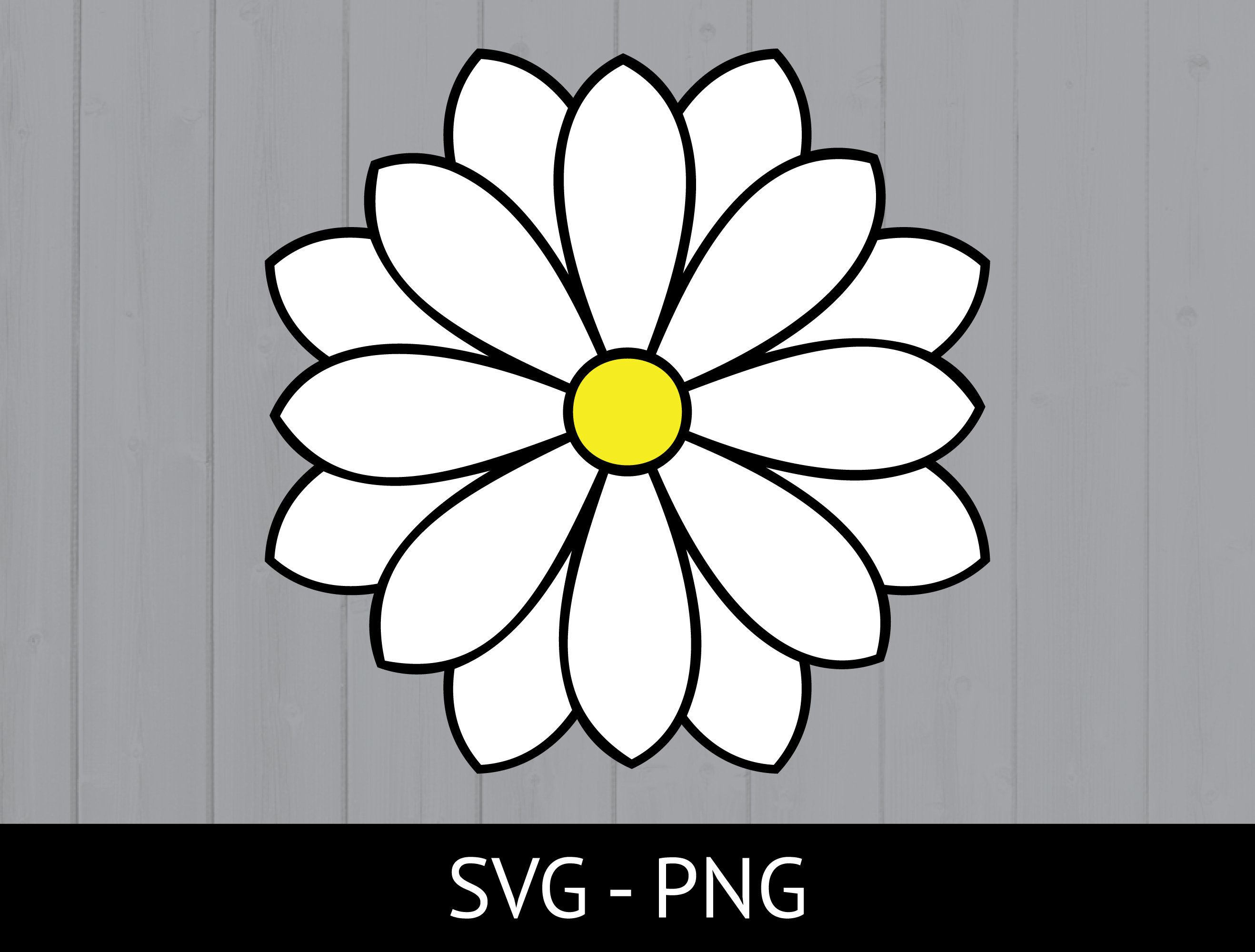 Daisy Svg for Cricut Commercial Use Cut File Silhouette - Etsy