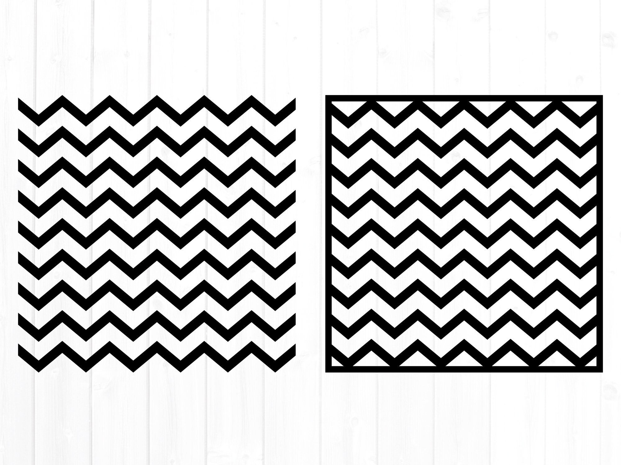 Chevron Svg for Commercial Use Chevron Pattern With Border - Etsy