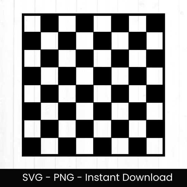 Checkerboard Svg for Commercial Use, Cut File, Game SVG, Digital Download, Chessboard Pattern, Board Game Design, Background, Png