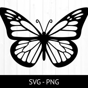 Schmetterlings-Svg für kommerzielle Nutzung, Schnittdatei, Monarchfalter, Mädchen-T-Shirt-Design, Schmetterling Png, Frühling PNG, sofortiger Download