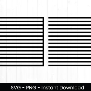 Fichier coupé Svg rayures, motif de trait avec bordure, Clipart PNG, motif SVG, téléchargement numérique, conception de la ligne, arrière-plan, usage commercial Png
